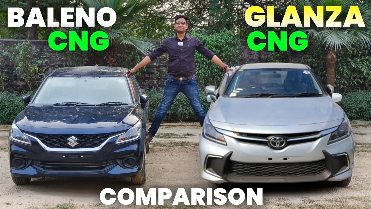 Baleno Cng Vs Glanza Cng Comparison 🔥🔥 l Baleno Delta cng vs Glanza s