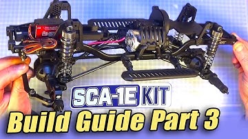 Carisma SCA1E 2.1SPEC Bulldog Deluxe Kit Build & Tips Part 3 - Finishing the Chassis!