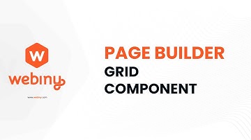 Webiny Page Builder - Grid component