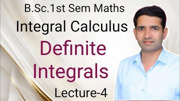 L-4 B.Sc.1st sem maths Definite integral  IntegralCalculus  Wall
