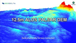 Download ALOS PALSAR RTC 12.5m DEM for Free screenshot 4