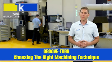 ISCAR TIP TALK - Groove Turn- Choosing The Right Machining Technique