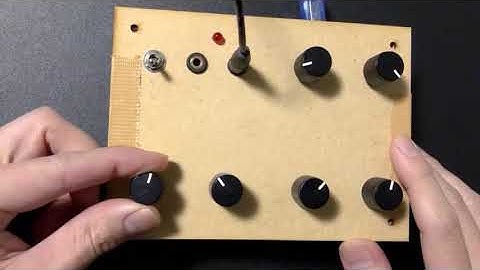 Arduino synthesizer with using mozzi