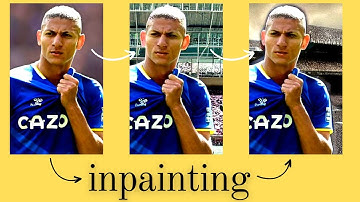 Inpainting using Stable Diffusion! | FIFA World Cup Special | Demonstration