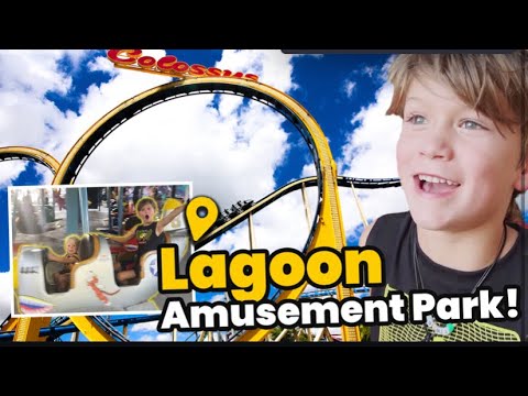 7 year old faces fear and ride GIANT ROLLER COASTER | Mower Moments Family Vlog