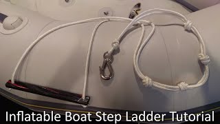 Inflatable Boat DIY Ladder