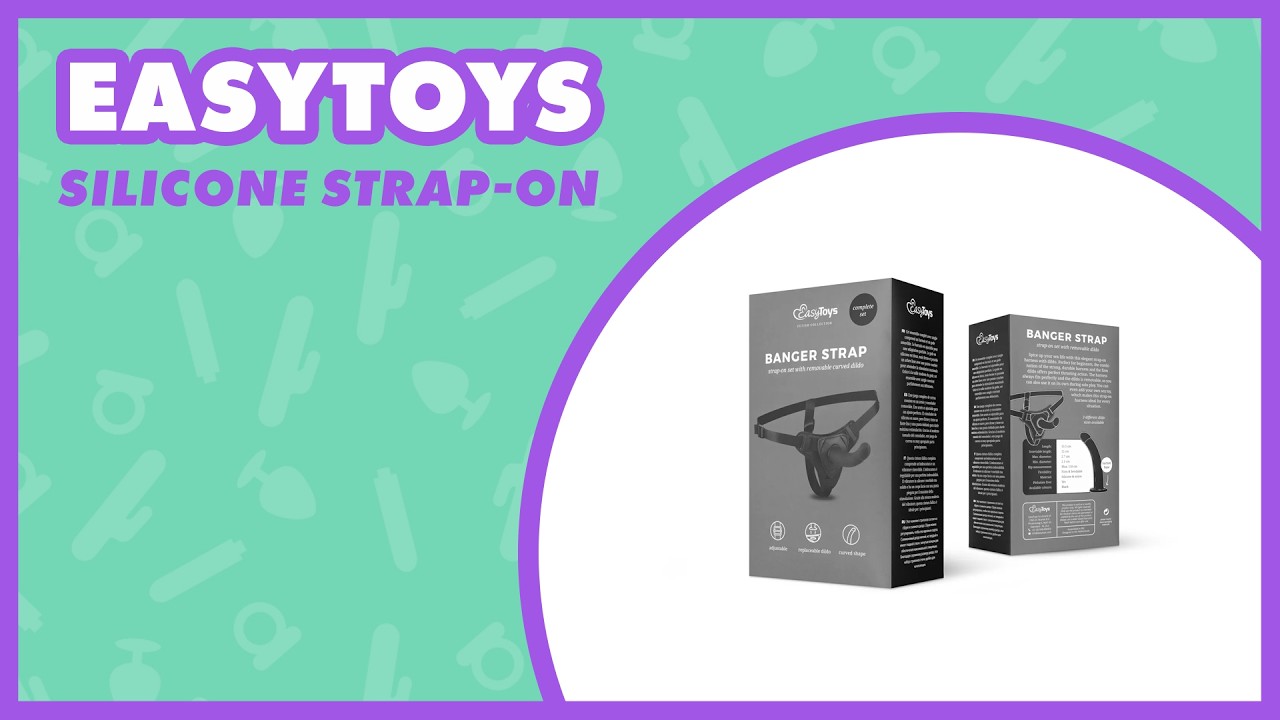 EasyToys Silicone Strap-On Smooth | Adjustable Harness & Compact Dildo 💗 EasyToys