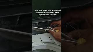 Haier Top loaded #_ Error E04#_water inlet #_No water #_Automatic washing machine #washing machine