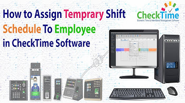 How to assign Temporary Shift Schedule for Special Day in CheckTime Software #checktime