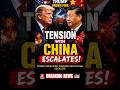 US-China Tension Escalates 😳🇨🇳🇺🇲 #breakingnews #usnews #shorts