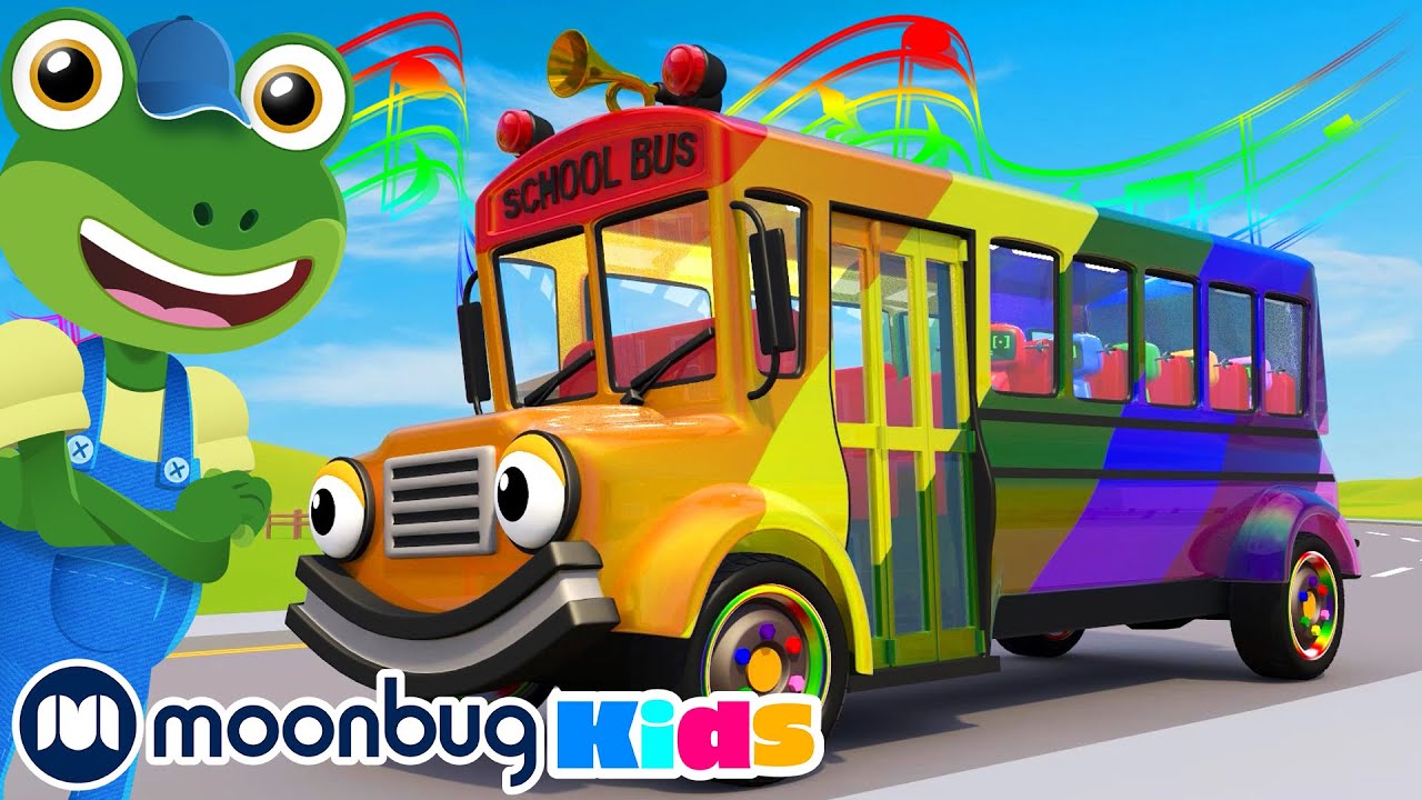 Wheels On The Bus Party Megamix!! | Gecko’s Garage Songs | Children’s Music | Vehicles For Kids!