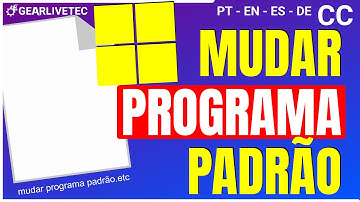 Como LIMPAR RECONFIGURAR o Programa PADRÃO de uma Extensão ou tipo de arquivo no Windows