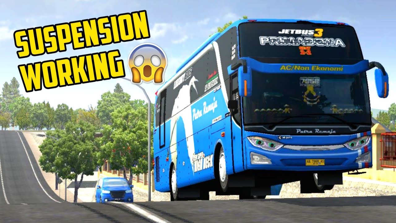 Bussid suspension working...? bus simulator indonesia new mod
