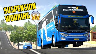 Bussid suspension working...? | bus simulator indonesia | new mod bussid #bussidmod #bussid screenshot 5