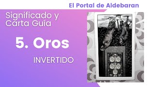 5 de Oros Invertido🔅en el Tarot y Significado de Carta Guía