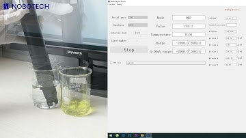 Water ORP digital sensor operation demo with RS485