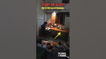📚 STUDY OR 😴 SLEEP? 🔥 Midnight Secret 🌙 | MPPSC 2026 | Study Routine Mini Vlog ✨