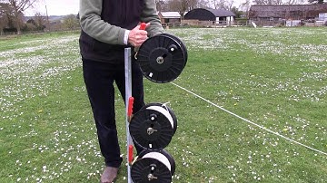 How to Tension a Hand Reel Demo | Electric Fencing | Rappa