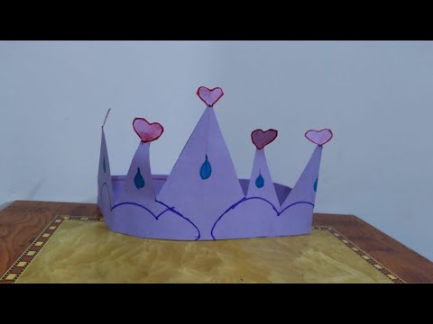 How to make a crown from paper. - YouTube
