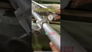 Aluminum Pipe Straightening Machine 