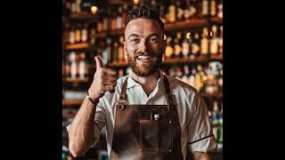 PourPro Bartender Leather Apron | Professional Bar Gear #leather #handmadeleather #leathercraft