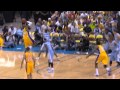 Kobe Bryant Hits First Bucket
