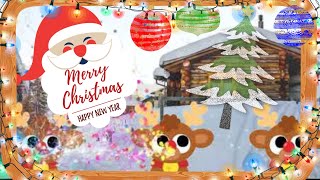 We Wish You a Merry Christmas | Funny Kids Christmas Cartoon | Santa Clause and Rudolph Cute Video