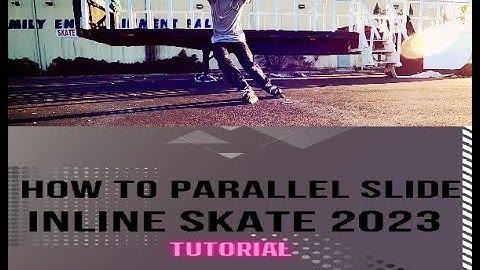 How to Parallel Slide On Inline Skates 2023 tutorial