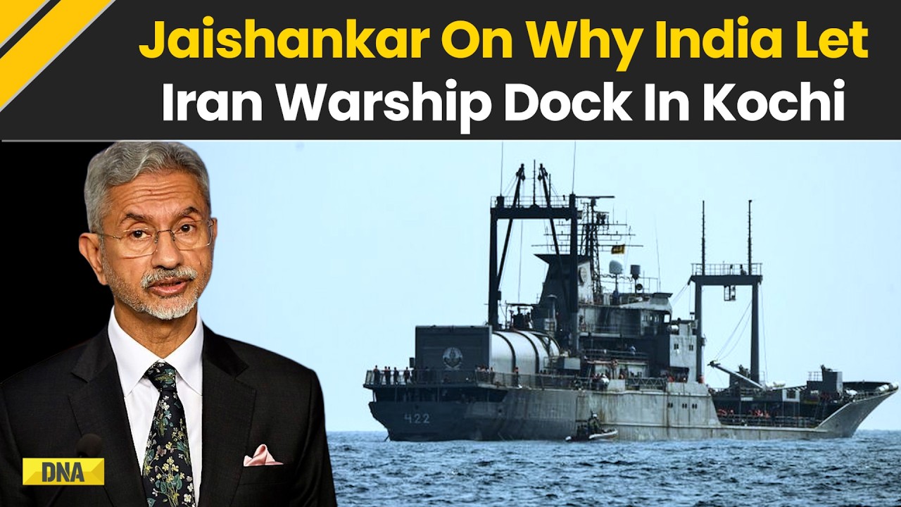 Israel Iran War: Why India Let Iran Warship Dock In Kochi? EAM S Jaishankar Reveals The Reason