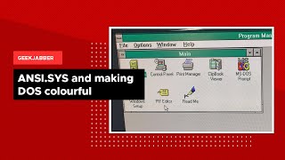 ANSI SYS and Making DOS Colourful