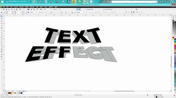 Corel Draw Tips & Tricks Text Effect