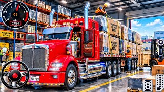 New American Truck Simulator 2026 - Cargo Transport Multi-Storey - Android Gameplay screenshot 3
