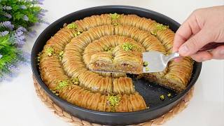 PRAKTİK ve LEZZETLİ❗ Daha önce hiç bu kadar lezzetli bir BAKLAVA yemedim 😋 İnanılmaz derecede HIZLI