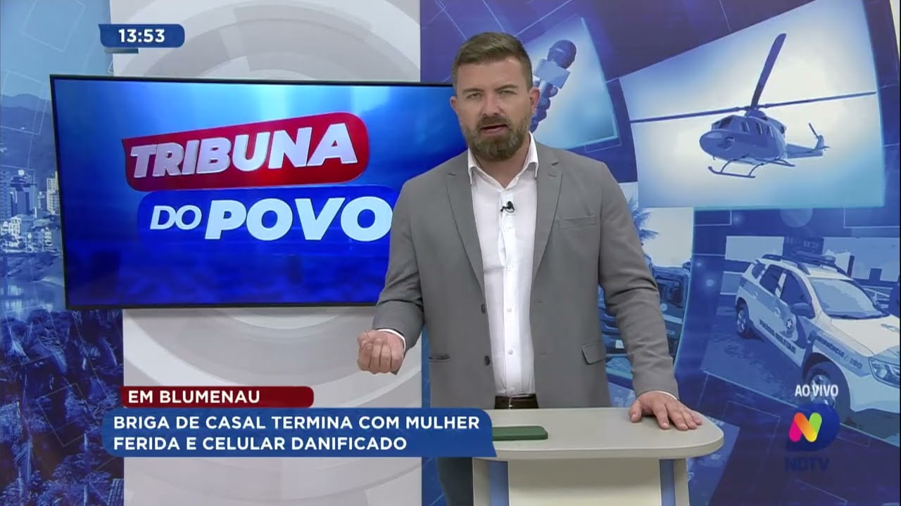 Blumenau: briga de casal termina com mulher ferida e celular danificado