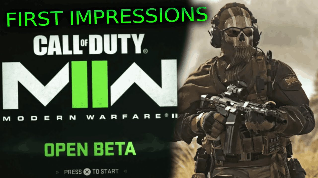 Modern Warfare 2 Beta LIVE - First Impressions - YouTube