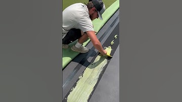 ARTIFICIAL TURF INSTALL: Quick & Easy Strong Bond #artificialgrass #lawncare #shorts