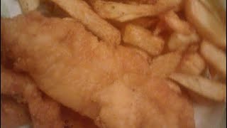 Homemade Fried Beer Batter Cod Fish & Thick Cut Fries Legendary Chef CMA