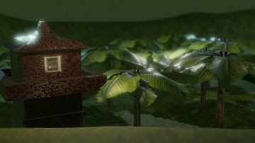 Blender 2.8 Eevee | Alpha Texture | Palm Tree | Blender Simple Animation