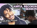 Awful Records Session [Life of Artist Manager]