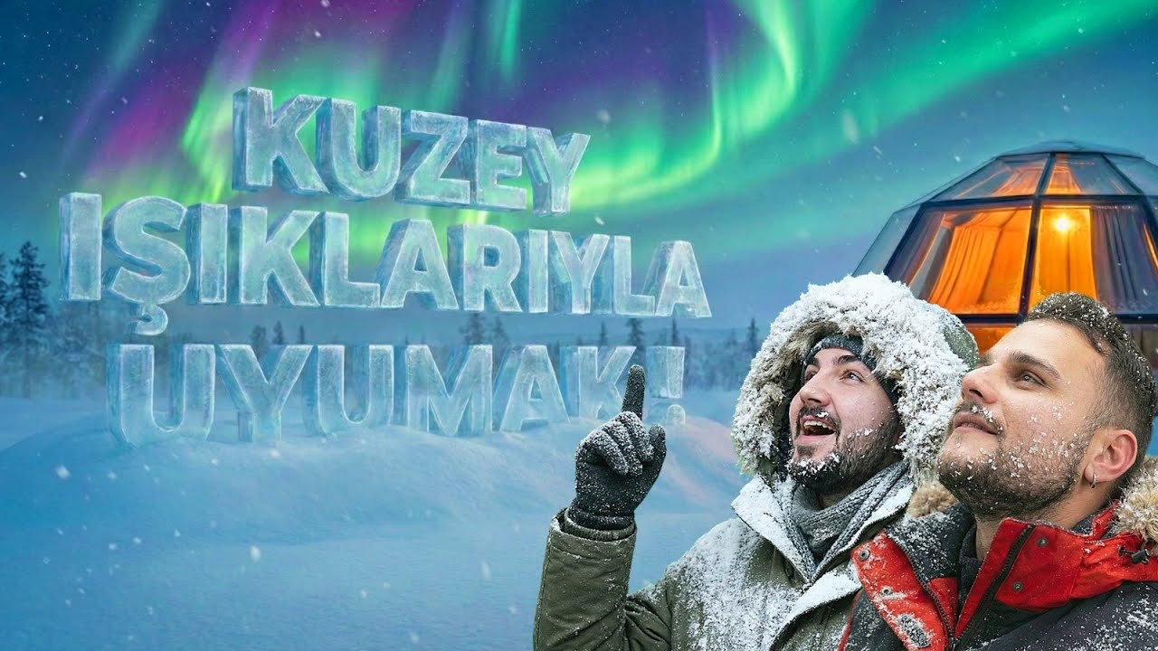 Rusya'da İglo'da Konakladık! Kuzey Işıklarını İzleyerek Uyumak