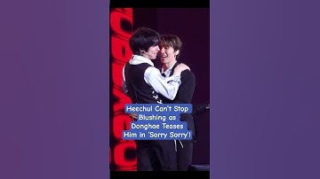 Heechul Can’t Stop Blushing as Donghae Teases Him in ‘Sorry Sorry’!