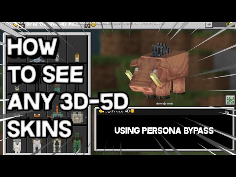 How to get 4d/5d skins minecraft bedrock edition!!! (2022) 1.19+ 