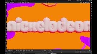 Nickelodeon 2023 Ident #1 on Blender