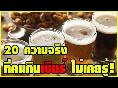 20 ความจริงเกี่ยวกับ "เบียร์" ที่คนกินเบียร์ไม่เคยรู้มาก่อน!!