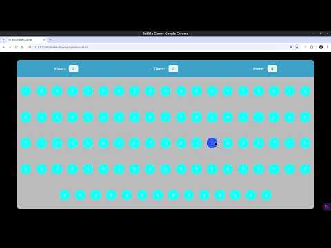 JavaScript Bubble shooting game | HTML, CSS, and JS finding a number game
