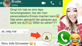 GESCHWISTER WHATSAPP wirklich zum LACHEN...