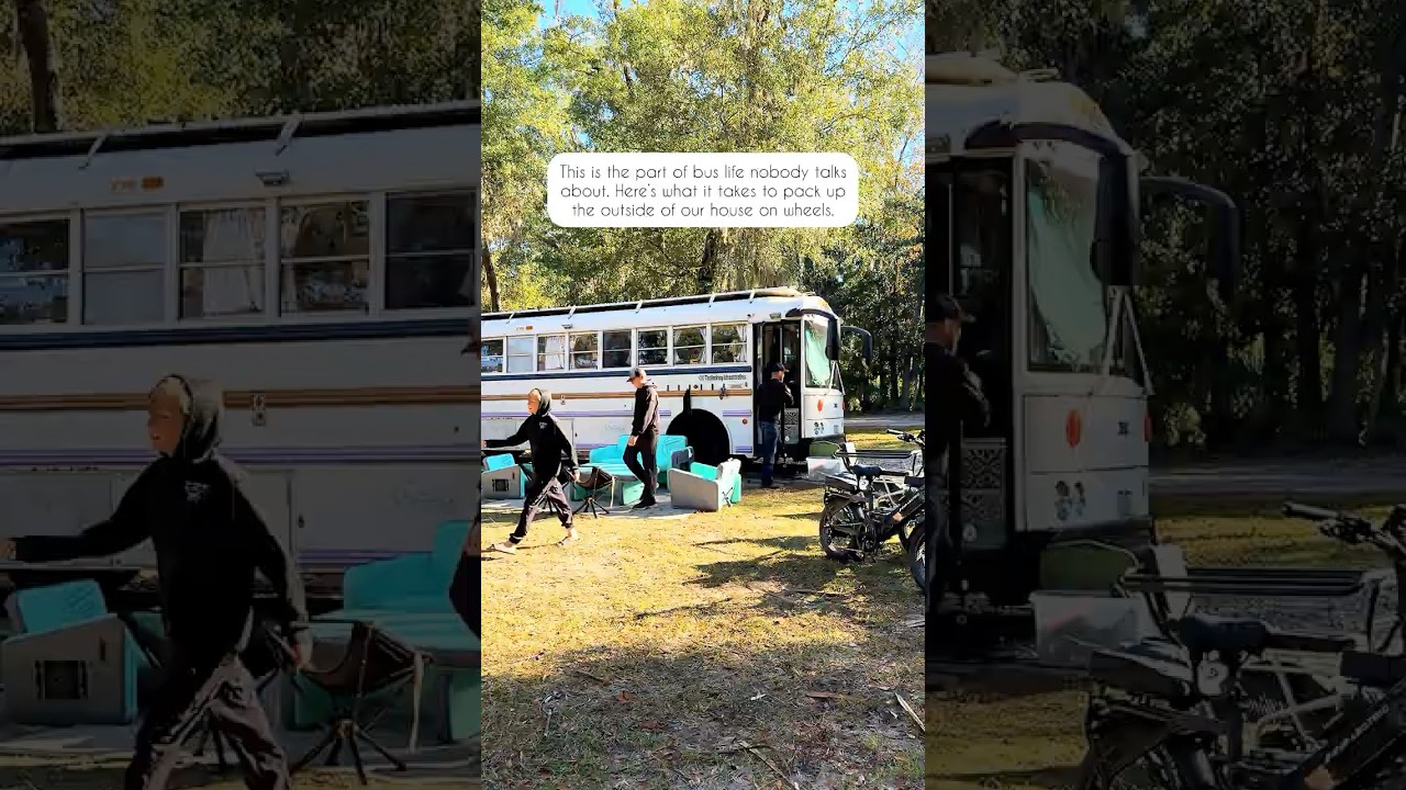 Packing up camp for a travel day!