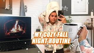 MY FALL NIGHT ROUTINE | cozy *realistic* evening