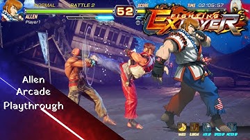 Fighting EX Layer - Allen Playthrough no commentary (PS4)