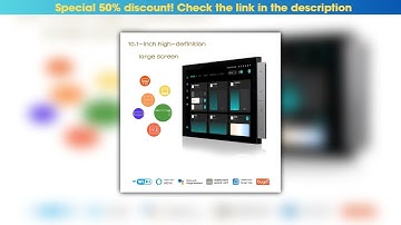 Top NEW Tuya Smart Home Control Panel Max 10.1inch Touch Screen with Bluetooth Zigbee Gateway Built